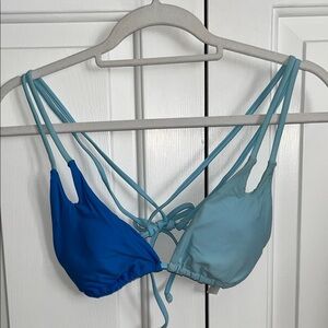 SHEIN Colorblock Bikini Top